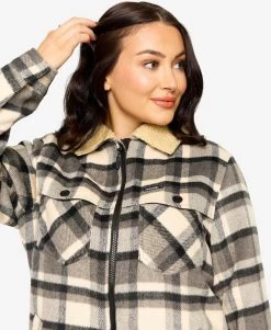 Lumber Jacket Women Tofu/Anthracite 11 Lumber Jacket Women Tofu/Anthracite -Women's clothing 10496 4184 image 3