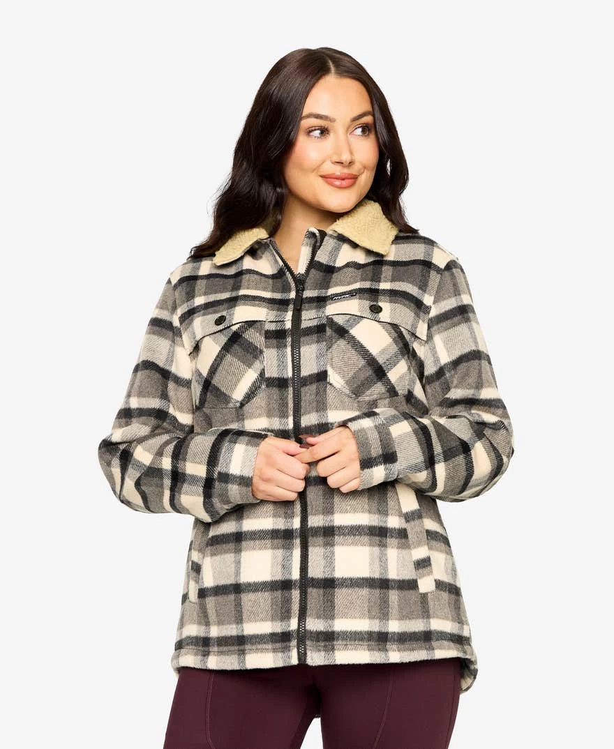 Lumber Jacket Women Tofu/Anthracite 3 Lumber Jacket Women Tofu/Anthracite