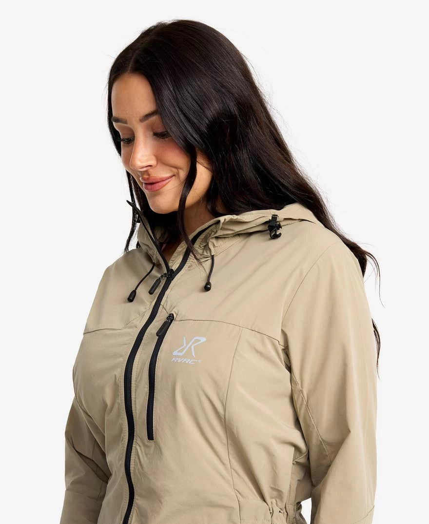 Aspect Wind Jacket Women Khaki 7 Aspect Wind Jacket Women Khaki - Image 5