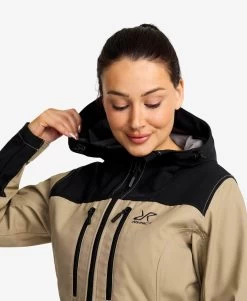 Outdoor Jacket Women Khaki -Women's clothing 10527 2283 image 3