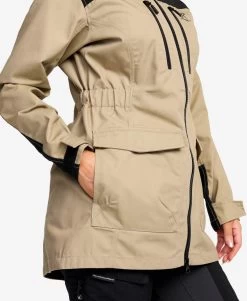 Outdoor Jacket Women Khaki -Women's clothing 10527 2283 image 4