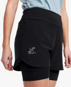 2-in-1 Shorts Women Black -Women's clothing 10533 2001 image 3