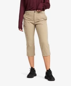 Loyal 3/4 Stretch Pants Women Khaki