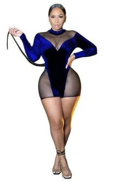 Women Sexy Sheer Mesh Patchwork Jumpsuit 15 Women Sexy Sheer Mesh Patchwork Jumpsuit -Women's clothing 15513559892042 7