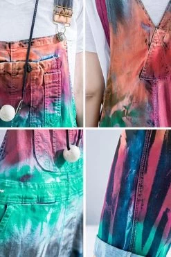 Casual Women Colorful Denim Jumpsuits Overalls Dungarees -Women's clothing 25506703310 6