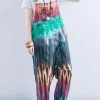 Casual Women Colorful Denim Jumpsuits Overalls Dungarees