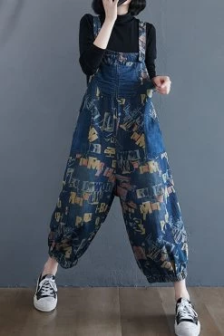 Heart At Lost Denim Overalls Women Jumpsuit -Women's clothing 28105754673226 3