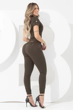 WOMEN DENIM JUMPSUIT - 41265 -Women's clothing 28215830151217 3