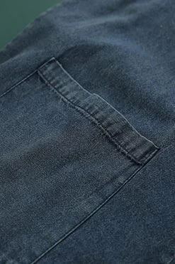 Denim Cotton Women Button Pocket Casual Lantern Jumpsuits 17 Denim Cotton Women Button Pocket Casual Lantern Jumpsuits -Women's clothing 28590602321982 7