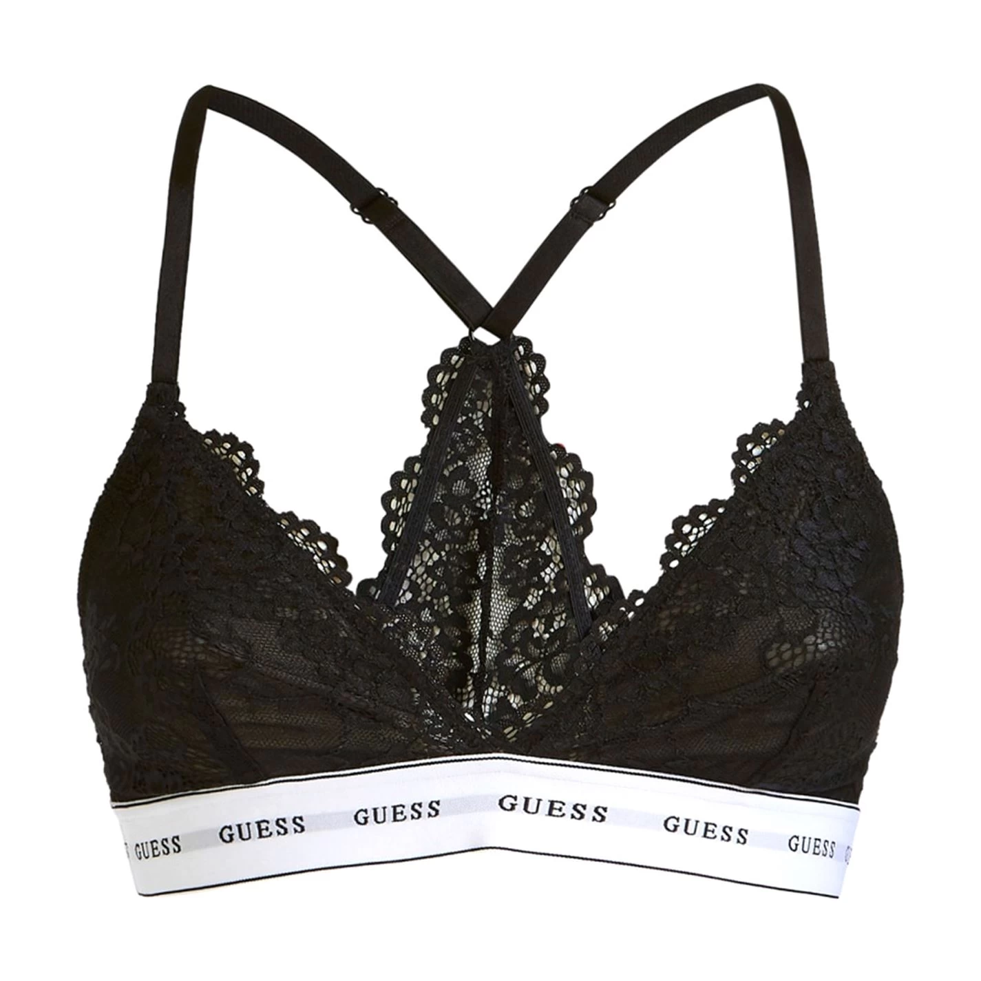 Guess Flower Lace Triangle Bralette 3 Guess Flower Lace Triangle Bralette