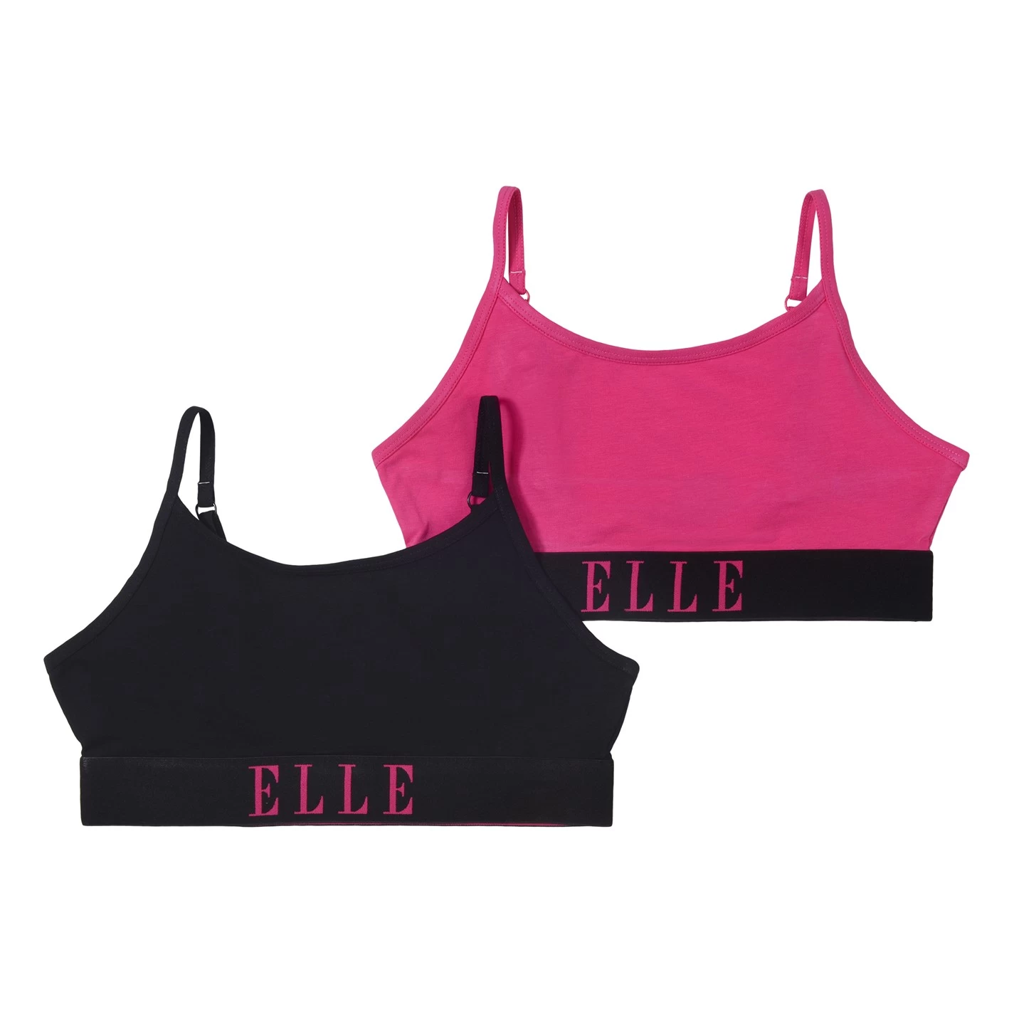 Elle Elle 2 Pack Bralette Junior Girls 3 Elle Elle 2 Pack Bralette Junior Girls