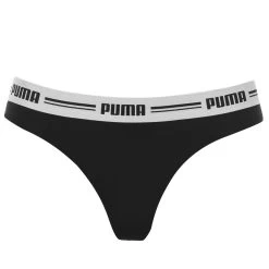 Puma 2 Per Pack Iconic Black Thong -Women's clothing 42120903 xxl a11
