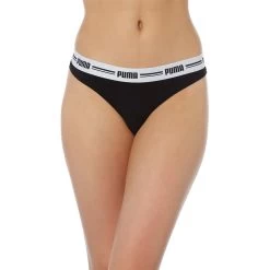 Puma 2 Per Pack Iconic Black Thong -Women's clothing 42120903 xxl a3