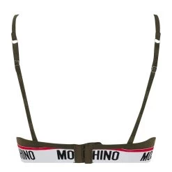 MOSCHINO Band Logo Triangle Bra -Women's clothing 42146815 xxl a10