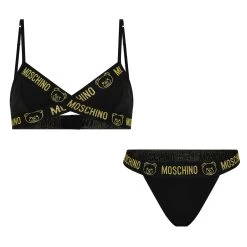 MOSCHINO Elastic Teddy Gold Set