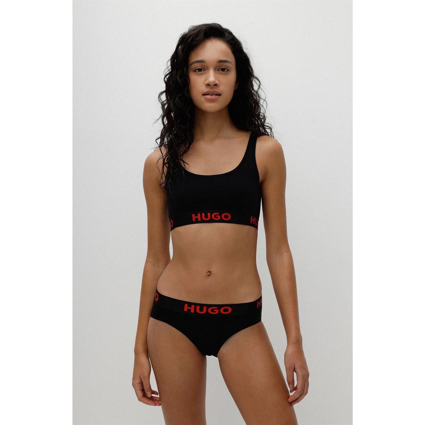 Hugo Sporty Logo Bralette 4 Hugo Sporty Logo Bralette - Image 2
