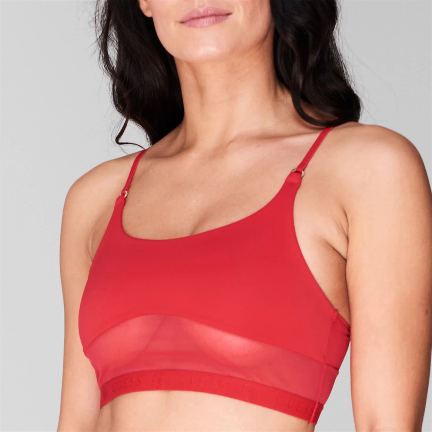 Guess Logo Sheer Bralet 4 Guess Logo Sheer Bralet - Image 2