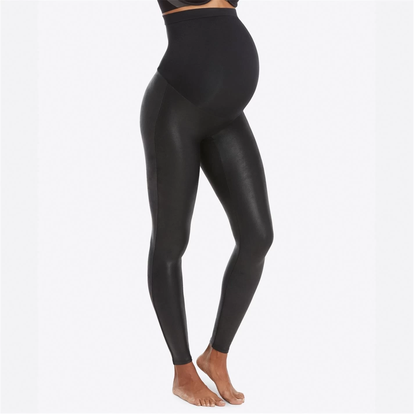Spanx Mama Faux Leather Leggings 4 Spanx Mama Faux Leather Leggings - Image 2