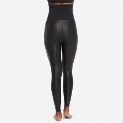 Spanx Mama Faux Leather Leggings 9 Spanx Mama Faux Leather Leggings -Women's clothing 42306403 xxl a3