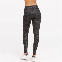 Spanx Faux Leather Camo Leggings -Women's clothing 42312003 xxl a3