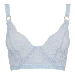 STELLA MCCARTNEY Lace Flounce Underwire Triangle Bra