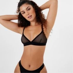 Jack Wills Mesh Triangle Bralette -Women's clothing 42384103 xxl a3