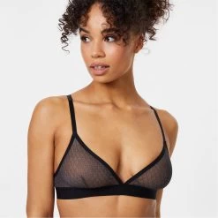 Jack Wills Printed Mesh Triangle Bralette