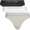 Calvin Klein 3 Pack High Leg Tanga -Women's clothing 42413003 xxl