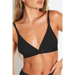I Saw It First Ribbed Triangle Bralet -Women's clothing 42479503 xxl a4