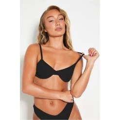 I Saw It First Ribbed Underwire Bra