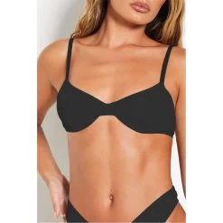 I Saw It First Ribbed Underwire Bra -Women's clothing 42484703 xxl a4