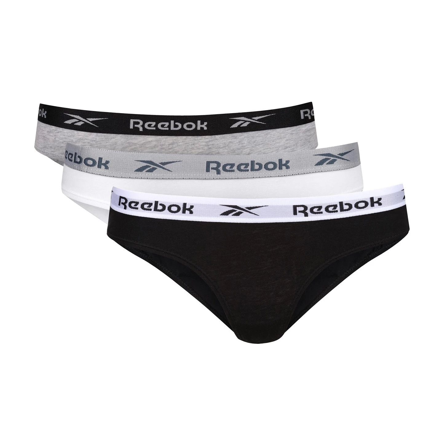 Reebok 3 Pack Cotton Thong 3 Reebok 3 Pack Cotton Thong