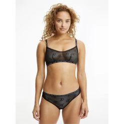 Calvin Klein Mesh Logo Bralette -Women's clothing 42561003 xxl a3