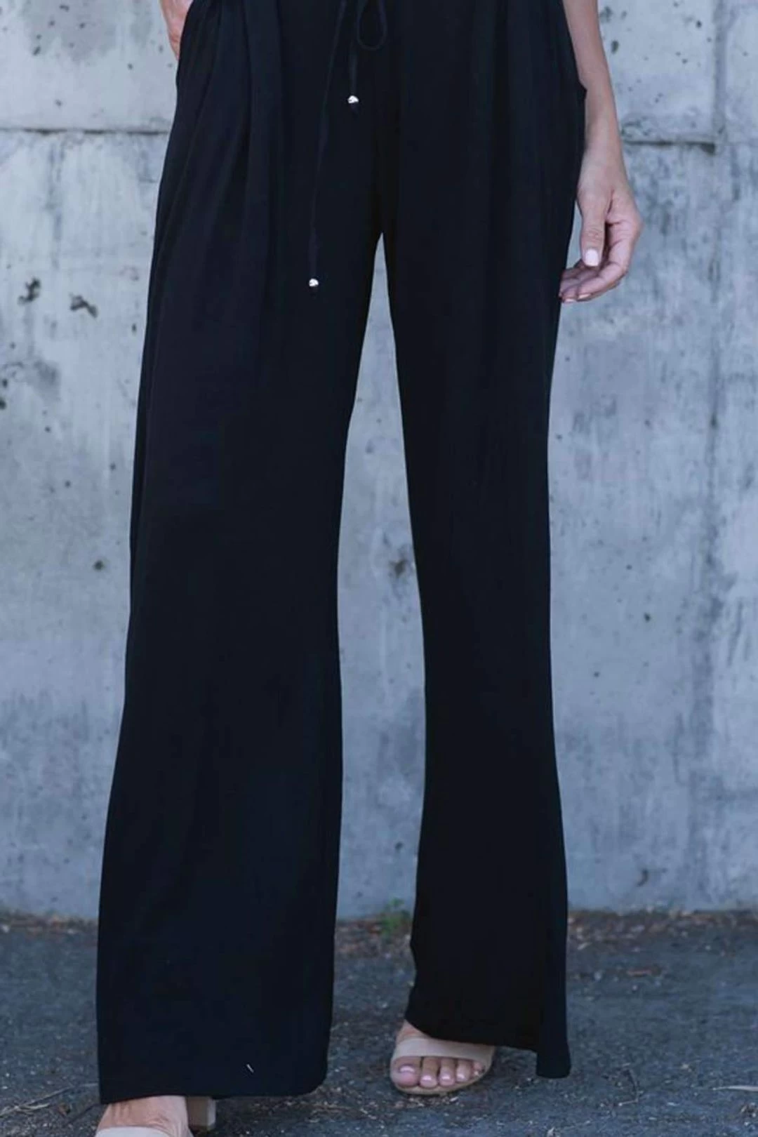 Iyasson Women Spaghetti Strap Stretchy Wide Leg Jumpsuit 12 Iyasson Women Spaghetti Strap Stretchy Wide Leg Jumpsuit - Image 11