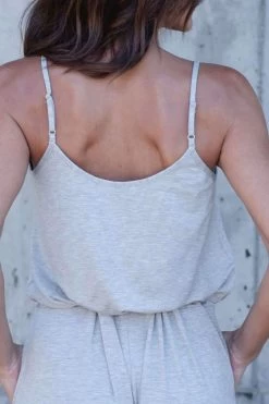 Iyasson Women Spaghetti Strap Stretchy Wide Leg Jumpsuit 36 Iyasson Women Spaghetti Strap Stretchy Wide Leg Jumpsuit -Women's clothing 4577376862250 16