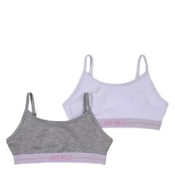 Jack Wills Wills Kids Girls Multipack Bralettes 2 Pack