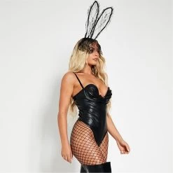 I Saw It First Pu Underwired Lingerie Bodysuit -Women's clothing 62262103 xxl a2