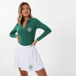 Slazenger Sofia Richie Long Sleeve Polo Bodysuit