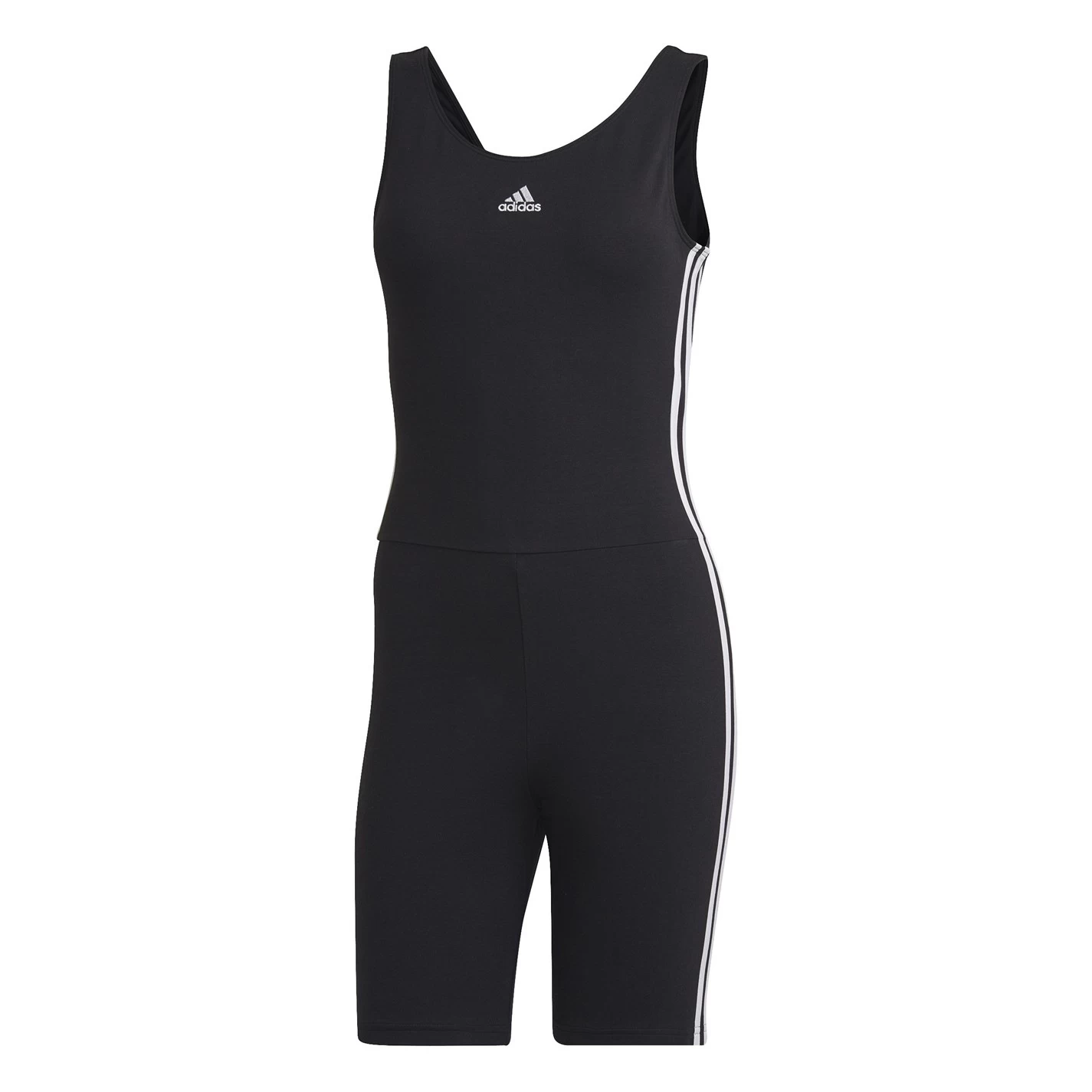 Adidas 3 Stripe Essential Unitard Womens 3 Adidas 3 Stripe Essential Unitard Womens