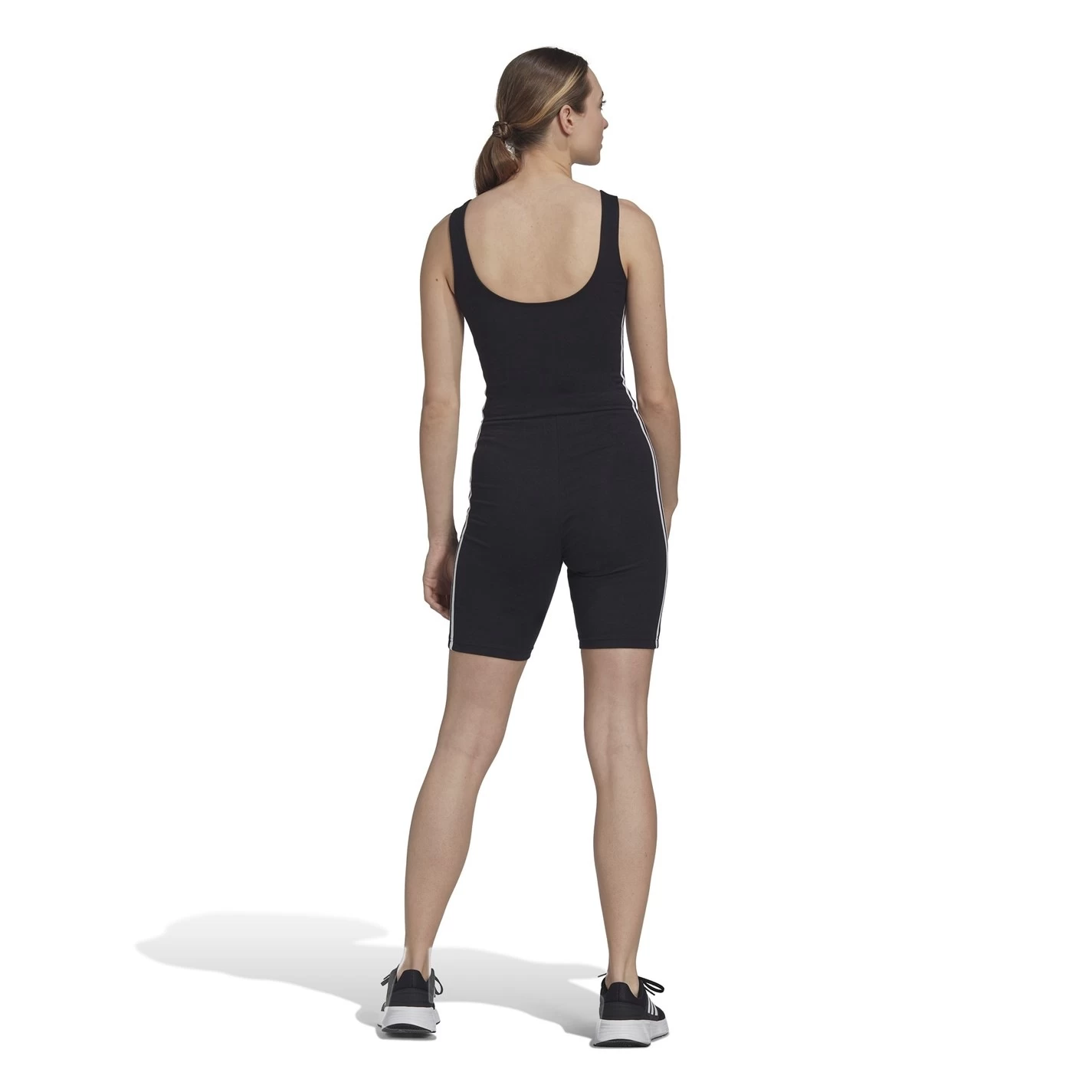 Adidas 3 Stripe Essential Unitard Womens 5 Adidas 3 Stripe Essential Unitard Womens - Image 3