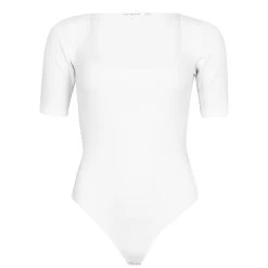 GOOD AMERICAN Easy Ribbed Bodysuit