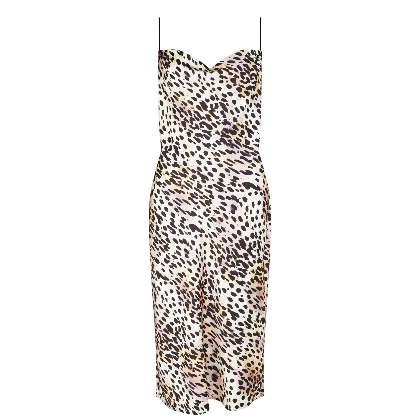 GOOD AMERICAN Satin Cowl Midi Dress 3 GOOD AMERICAN Satin Cowl Midi Dress