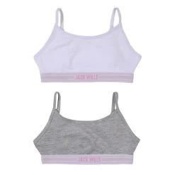Jack Wills Kids Girls Multipack Bralettes 2 Pack -Women's clothing 70915701 xxl a2